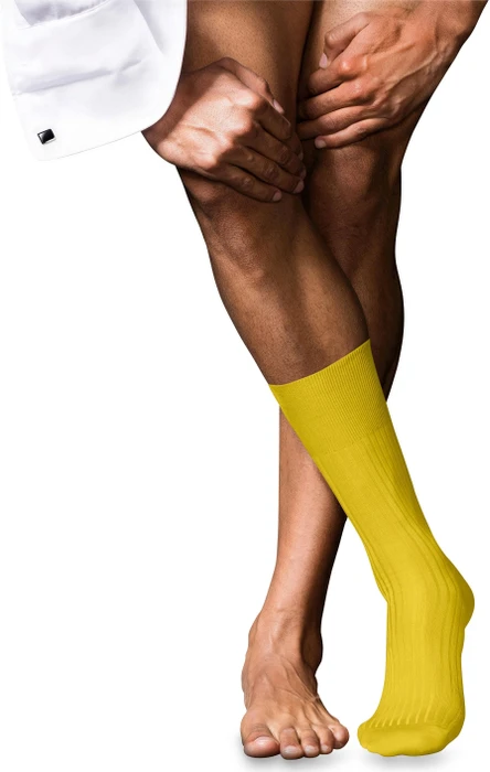 Falke No. 10 Pure Fil d'Écosse Socken sunshine (Herren)