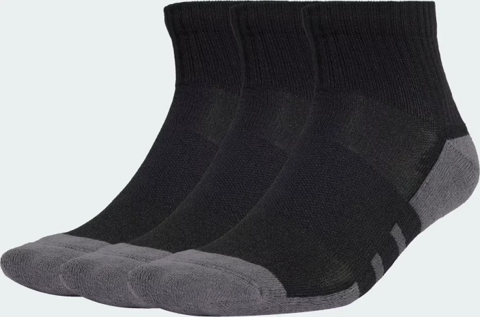 adidas Essentials Climacool Quarter Socken black/grey six, 3 Paare