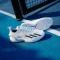 adidas Adizero Cybersonic cloud white/core black/matte silver (Herren) Vorschaubild