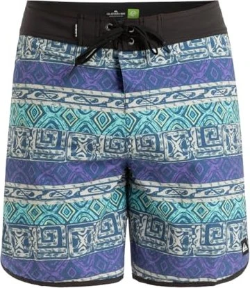 Quiksilver Surfsilk Scallop 18" Badeshorts global heat/dusted peri (Herren)