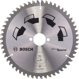 Bosch DIY Special Kreissägeblatt 54Z, 190x2.5x30mm, 1 Stück