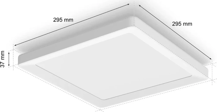 Philips Hue White Ambiance Tento LED-Panel eckig 29.5x29.5cm weiß