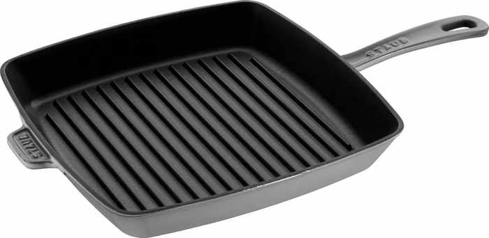 Zwilling Staub Amerikanische Grillpfanne quadratisch 30x30cm grafitgrau