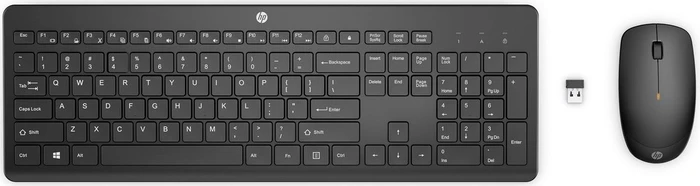 HP 235 Wireless Mouse and Keyboard Combo G2, schwarz, USB, DE