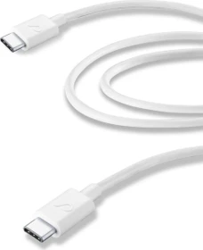 Cellularline Power Cable USB-C to USB-C 2.0m weiß