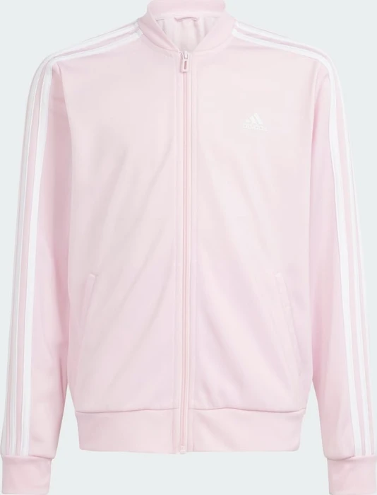 adidas Essentials 3-Streifen Trainingsanzug clear pink/white (Junior)