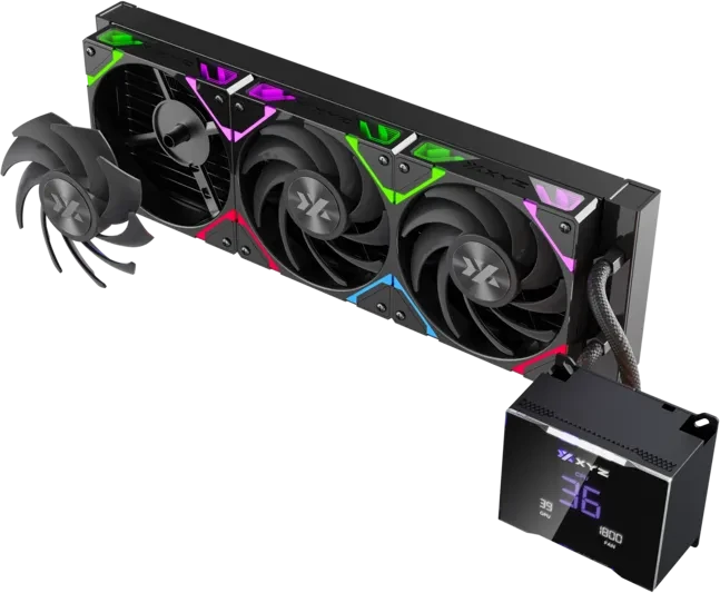 XYZ Hydrotemp AIO 360, schwarz
