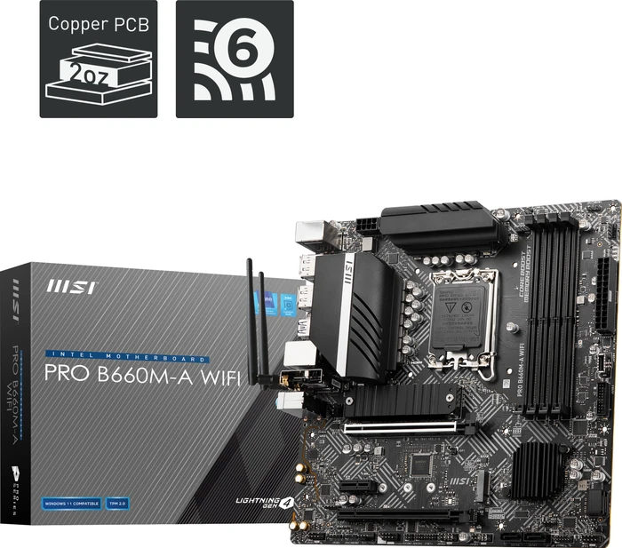 MSI PRO B660M-A WIFI (Intel 1700)