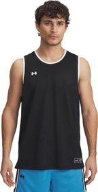 Under Armour Zone Pro Mesh Funktionsshirt ärmellos schwarz/weiß (Herren)