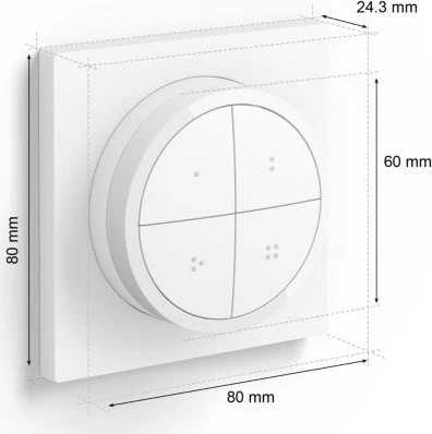 Philips Hue Tap Dial Switch weiß