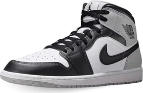 Nike Air Jordan 1 Mid white/light smoke grey/black (Herren)