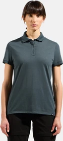 Odlo Ascent Natural Poloshirt kurzarm dark slate (Damen)