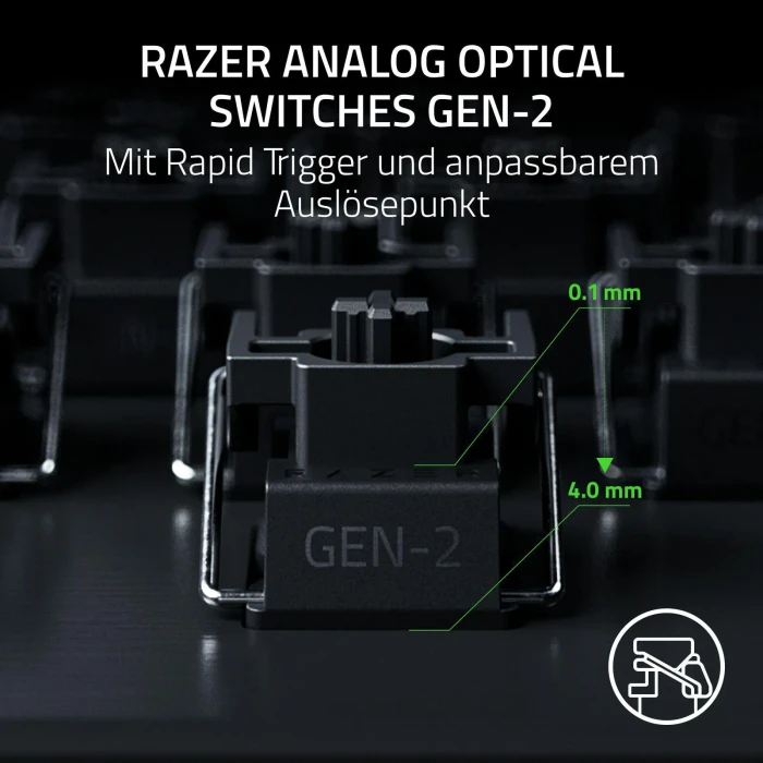 Razer Tartarus V2 Pro Gaming Keypad, schwarz, Razer Analog Optical Switch Gen-2, USB