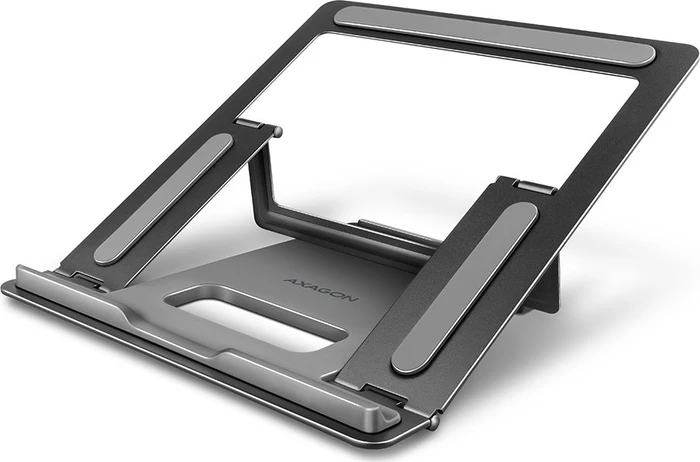 AXAGON STND-L Metallständer fü Laptops 10"-17.3", 4 einstellbare Höhen, grau Image