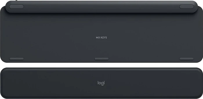 Logitech MX Keys Plus MX Palm Rest, schwarz, USB/Bluetooth, US