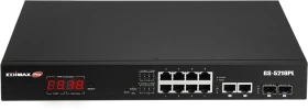 Edimax Pro GS-50 Desktop Gigabit Smart Switch, 10x RJ-45, 2x SFP, 110W PoE+ (GS-5210PL)