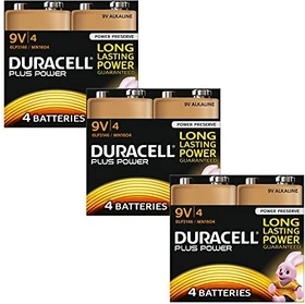 Duracell Plus 9V-Block, 12er-Pack