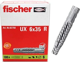 fischer UX 6x35 R Universaldübel, 6x35mm, 100 Stück