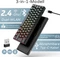 RK Royal Kludge RK61 60% Wireless, schwarz, LEDs RGB, hot-swap, RK BROWN, USB/Bluetooth, DE Vorschaubild