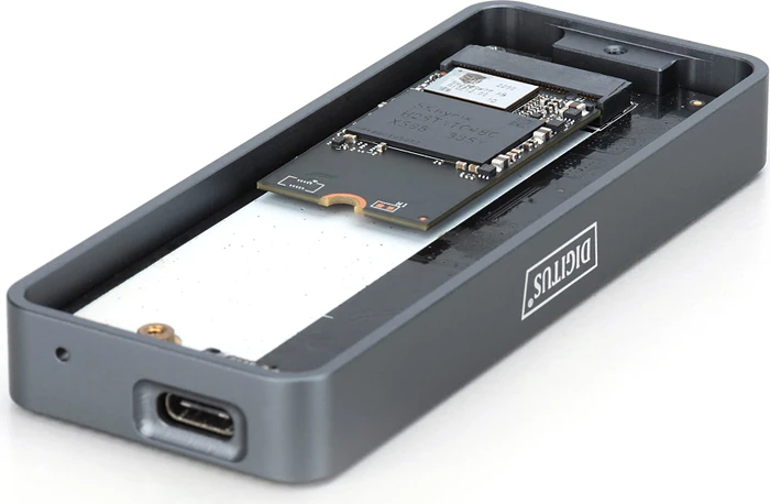 Digitus Festplattengehäuse für M.2 NVMe SSD, USB-C 3.2