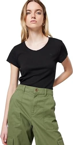 G-Star Eyben Slim V-Neck 2.0 T-Shirt kurzarm schwarz (Damen)