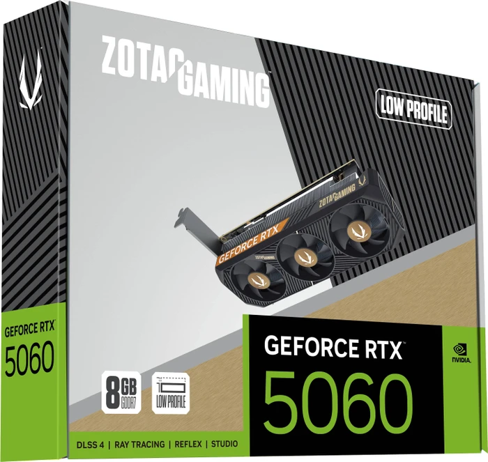 Zotac Gaming GeForce RTX 5060 Low Profile, 8GB GDDR7, HDMI, 2x DP