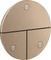 Hansgrohe Axor ShowerSelect ID rund Kontrollfeld Ventil für 3 Verbraucher polished red gold Vorschaubild