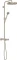 Hansgrohe AXOR One Showerpipe mit Thermostat und Kopfbrause 280 1jet brushed nickel Vorschaubild