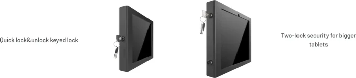 Compulocks iPad Kiosk, Counter Stand Core Apex Enclosure, Tablet-Stand für Apple iPad 10th/11th Gen, schwarz