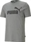 Puma Essentials Logo T-Shirt kurzarm medium grey heather (Herren) Vorschaubild