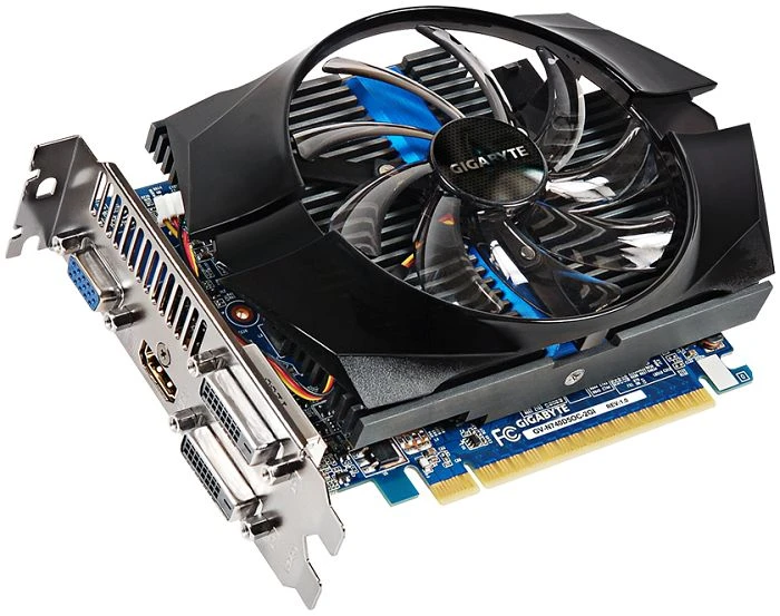 GIGABYTE GeForce GT 740 OC (Rev. 1.0/1.1), 2GB GDDR5, VGA, 2x DVI, HDMI