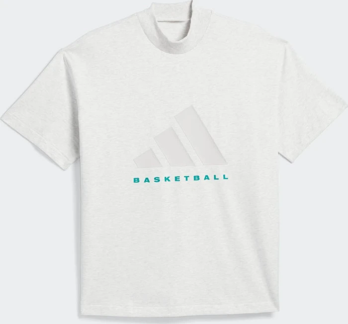 adidas Basketball 001 T-Shirt kurzarm grey one mel.