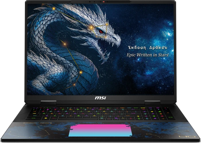 MSI Titan 18 HX Dragon Edition Draco Epic A2WJ-1218, Core Ultra 9 290HX Plus, 64GB RAM, 4TB SSD, GeForce RTX 5090, DE