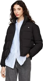 Tommy Hilfiger Cropped Essential Puffer Jacke schwarz (Damen)