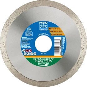 Pferd DG 115x1.6x22.23 FL PSF Diamanttrennscheibe, 115x1.6x22.23mm, 1 Stück