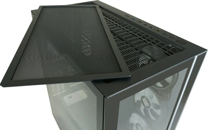 LC-Power Gaming 808B Skylla_X, Glasfenster