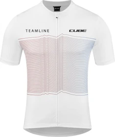 Cube Teamline CMPT Trikot kurzarm weiß (Herren)