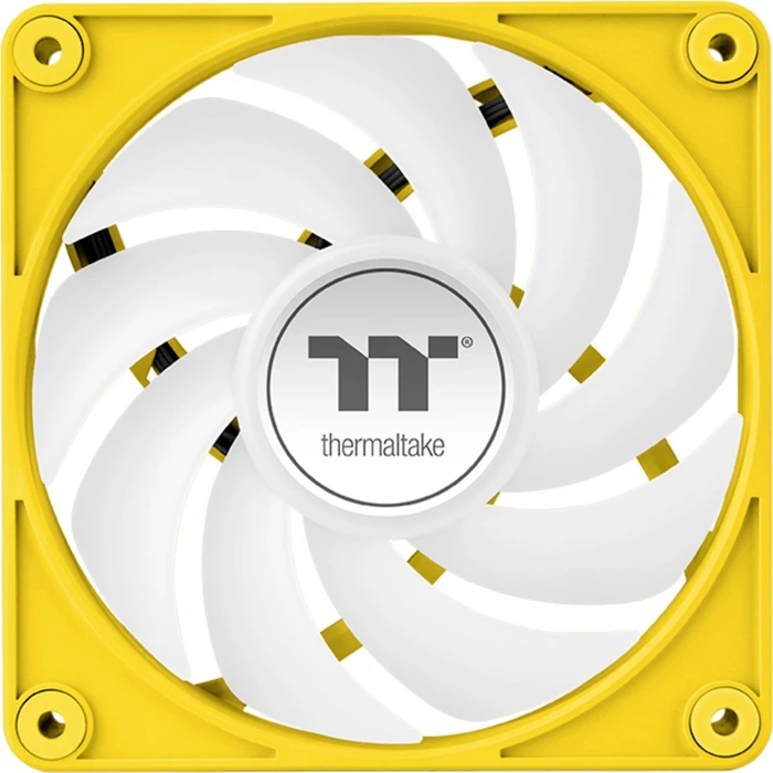 Thermaltake CT120 EX ARGB Sync Bumblebee, gelb/weiß, 120mm, 3er-Pack