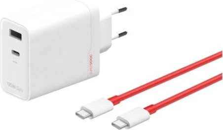OnePlus SUPERVOOC 120W Dual Ports GaN Power Adapter Kit weiß