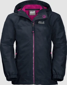 Jack Wolfskin Girls Iceland 3in1 Funktionsjacke midnight blue (Junior)
