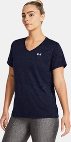 Under Armour Tech V Twist Funktionsshirt kurzarm midnight navy/white (Damen)