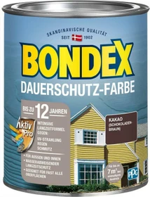 Bondex Dauerschutz-Farbe kakao/schokoladenbraun, 750ml