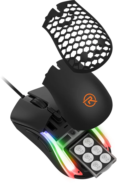 Rapture Venom V2 Gaming Maus schwarz, USB