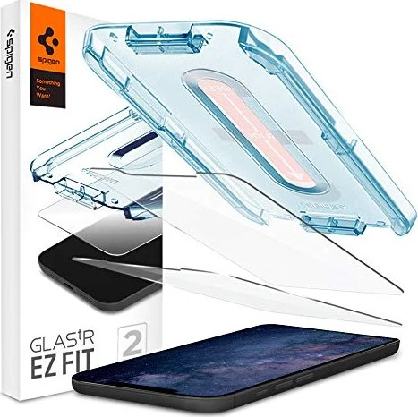 Spigen GLAS.tR EZ Fit Slim Screen Protector für Apple iPhone 12 Mini