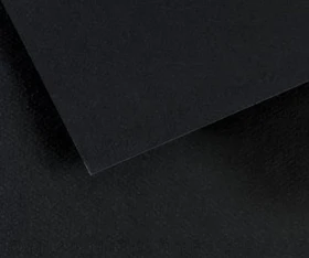 Canson Mi-Teintes Zeichenpapier, 500x650mm, glatt, schwarz, 10 Blatt