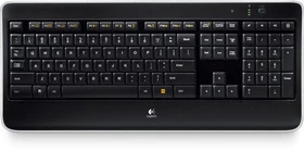 Logitech K800 Wireless Illuminated Keyboard, USB, DE