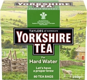 Taylors of Harrogate Yorkshire Hard Water Tee Beutel, 80 Stück