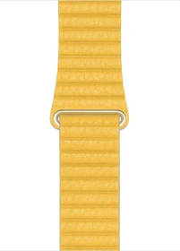 Apple Lederarmband mit Schlaufe Medium für Apple Watch 44mm sonnengelb