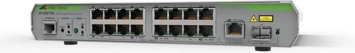 Allied Telesis CentreCOM FS900M Desktop Managed Switch, 16x RJ-45, 1x RJ-45/SFP