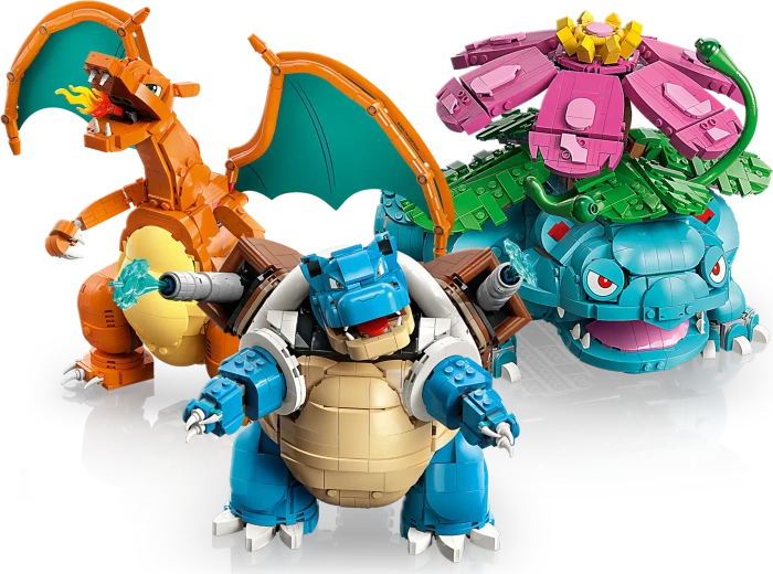 LEGO Pokémon - Bisaflor, Glurak und Turtok